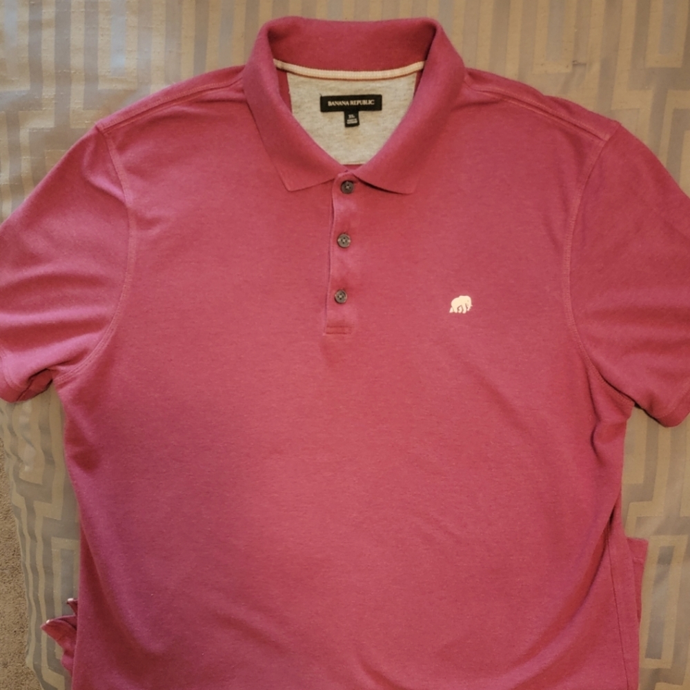 Banana Republic pique knit polo